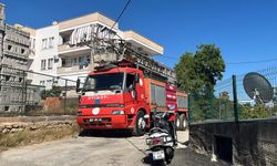 Alanya’da apartman dairesinde korkutan yangın