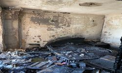 Alanya’da 5 katlı binada yangın: Yatak odası kül oldu