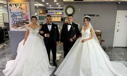 Baba geleneği sürdü; çifte düğünde her şey aynı oldu