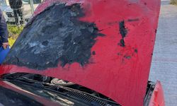 Alanya'da seyir halindeki otomobil alev topuna döndü!