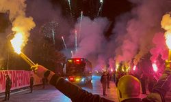 Galatasaray Antalya'da! Sarı-kırmızılılardan dev karşılama