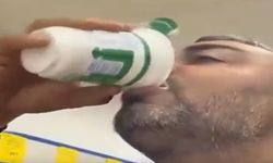 Markette ayranı içti, boş kutuyu geri rafa koydu!