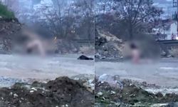 Köprü altında şoke eden görüntü: Çıplak halde yakalandı