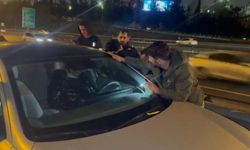 Otoyolda uyuyakaldı camı kırılınca uyandı