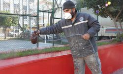 Kepez Belediyesi'nden parklara estetik dokunuş