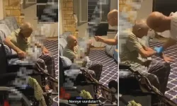 Huzurevinde yaşlı adam "Anam babam bu kadar dövmemiştir" dedi, yetkili eldivenle dövdü!