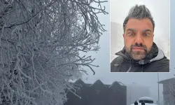 Bu şehirde kirpikler dondu, araçları koruma yöntemi dikkat çekti