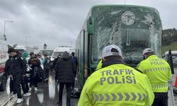Konyaspor takım otobüsü kaza yaptı!