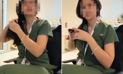 Saçını örerek video paylaştı: Sağlık personeline soruşturma başlatıldı