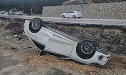 Akseki'de korkutan kaza: 1 kişi yaralandı