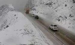 Antalya’da kar yağışı: Alacabel’de tuzlama çalışmaları başladı