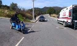 Elektrikli bisiklet kazası panik yarattı: 2 kişi yaralandı