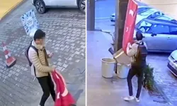 İstanbul’da Türk Bayrağı'na saldırdı yetmedi o anları kayda aldı