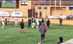 Maçta kavga: 2 gazeteci ve 2 polis yaralandı