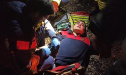 Operatörü kurtarmak için dereye inen 4 itfaiye personeli zehirlendi!