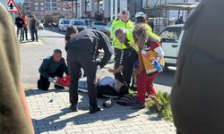 Otomobil ile motosikletin karıştığı kazada bir kişi yaralandı