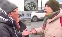 'Veganım' dedi, yaşlı adamın tuttuğu  2,5 kilo balığı denize döktü!