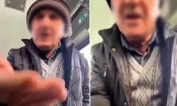 Yaşlı yolcu kendisine yer vermeyen engelli gencin üstüne oturdu!
