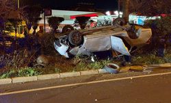 Otomobil takla attı: 4 kişi yaralandı!