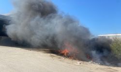 Serik'te sanayi sitesinde yangın paniği