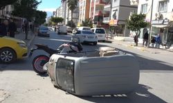 Kepez’de iki motosikletli çarpıştı: 1 yaralı