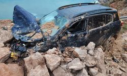 Mersin-Antalya yolunda heyelan kameralara böyle yansıdı