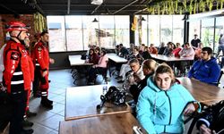 Muratpaşa’da özel bireyle afet farkındalığı