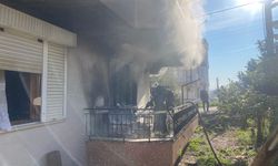 Ev alevlere teslim oldu, yeğenini alevlerin içerisinden çıkardı!