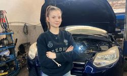 Yetenekli genç kız Antalya sanayisinde ustalara taş çıkarıyor