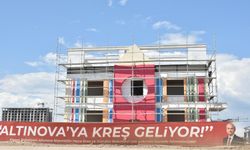 Altınova’da eğitime güçlü destek: 200 çocuk kapasiteli kreşte sona doğru!