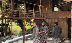 Alanya’da müstakil ev yangında küle döndü