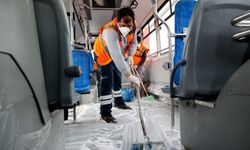 Antalya’da toplu taşımada temizlik seferberliği