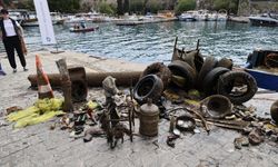 Kaleiçi Yat Limanı’nda “Mavi Akdeniz” seferberliği: denizden tonlarca atık çıkarıldı