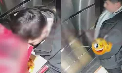 Kurye siparişi yedi, asansöre idrarını yaptı! Hayatının dersini ise böyle aldı!