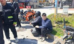 Manavgat’ta elektrikli bisiklet ile motosiklet çarpıştı: 3 yaralı