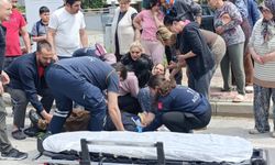 Servis engelli yayaya çarptı, eşi feryat figan ağladı!