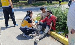 Kavşakta korkutan kaza: Minibüsler çarpıştı!
