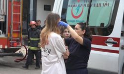 Öğrenci apartında yangın paniği: 5 kişi dumandan etkilendi