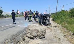 Bayramda ailesiyle Antalya’ya tatile gelen futbolcu kaza geçirdi