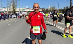 ‘Demir adam’ maratonda yarıştı: Performansı damga vurdu