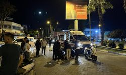 Gazipaşa’da kaza: Ön teker patladı, yola savruldu