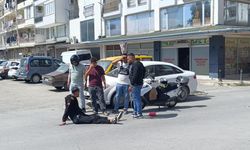 Manavgat'ta kaza: Çocuğu korumak isterken yaralandı