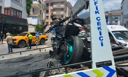 Alanya’da kaza: Motosiklet sürücüsü yaralandı