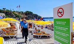 Antalya sahillerinde sigara yasağı için denetimler artırıldı