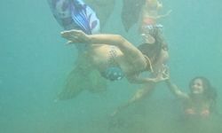 Kemer'de çevre seferberliği: Deniz çayırları dikildi, atıklar toplandı