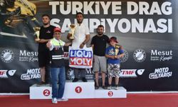 Kepez'de motodrag heyecanı zirveye ulaştı: Şampiyonlar kupalarına kavuştu