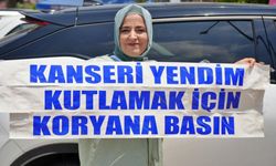 Kanseri yendi, sevincini kornalarla kutladı