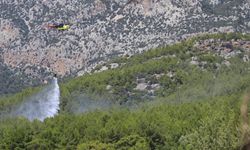 Konyaaltı’nda orman yangını: Hızlı müdahale felaketi önledi