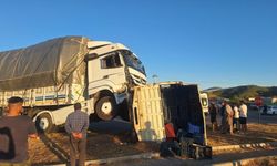 Manavgat'ta tır ile kamyonet çarpıştı: Kazada 1 kişi yaralandı