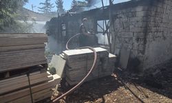 Metruk binada yangın çıktı, panik yaşandı!